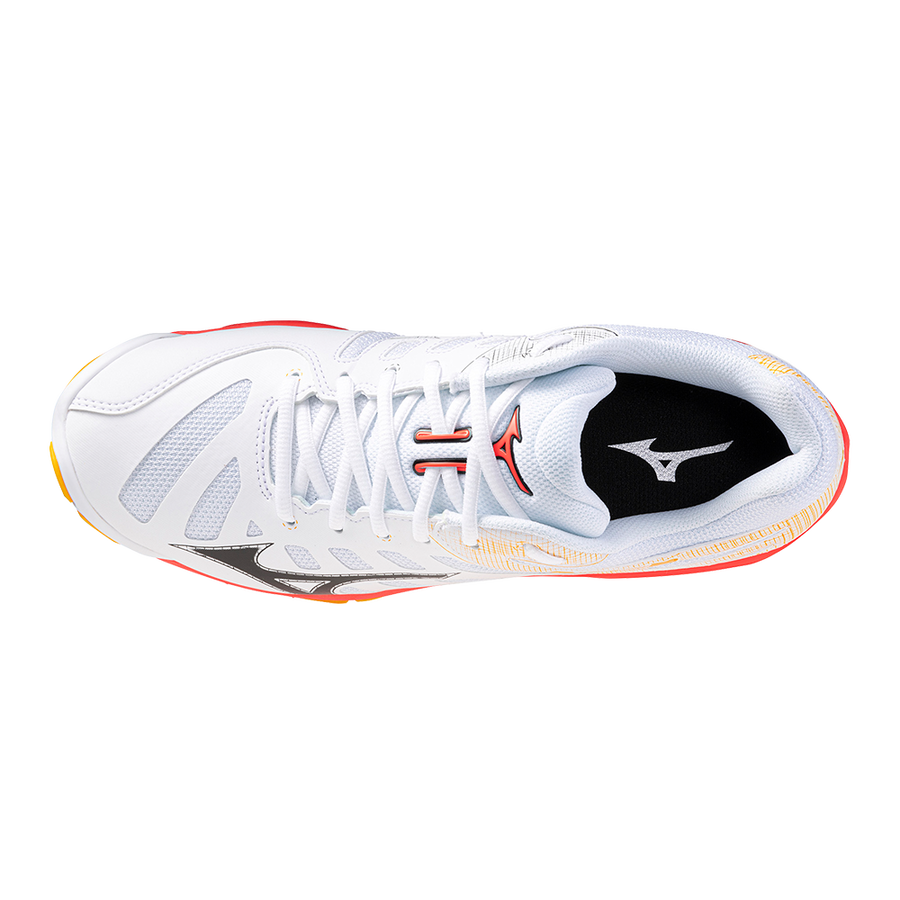 Mizuno WAVE VOLTAGE 2 White/Fiery Coral 2/Citrus